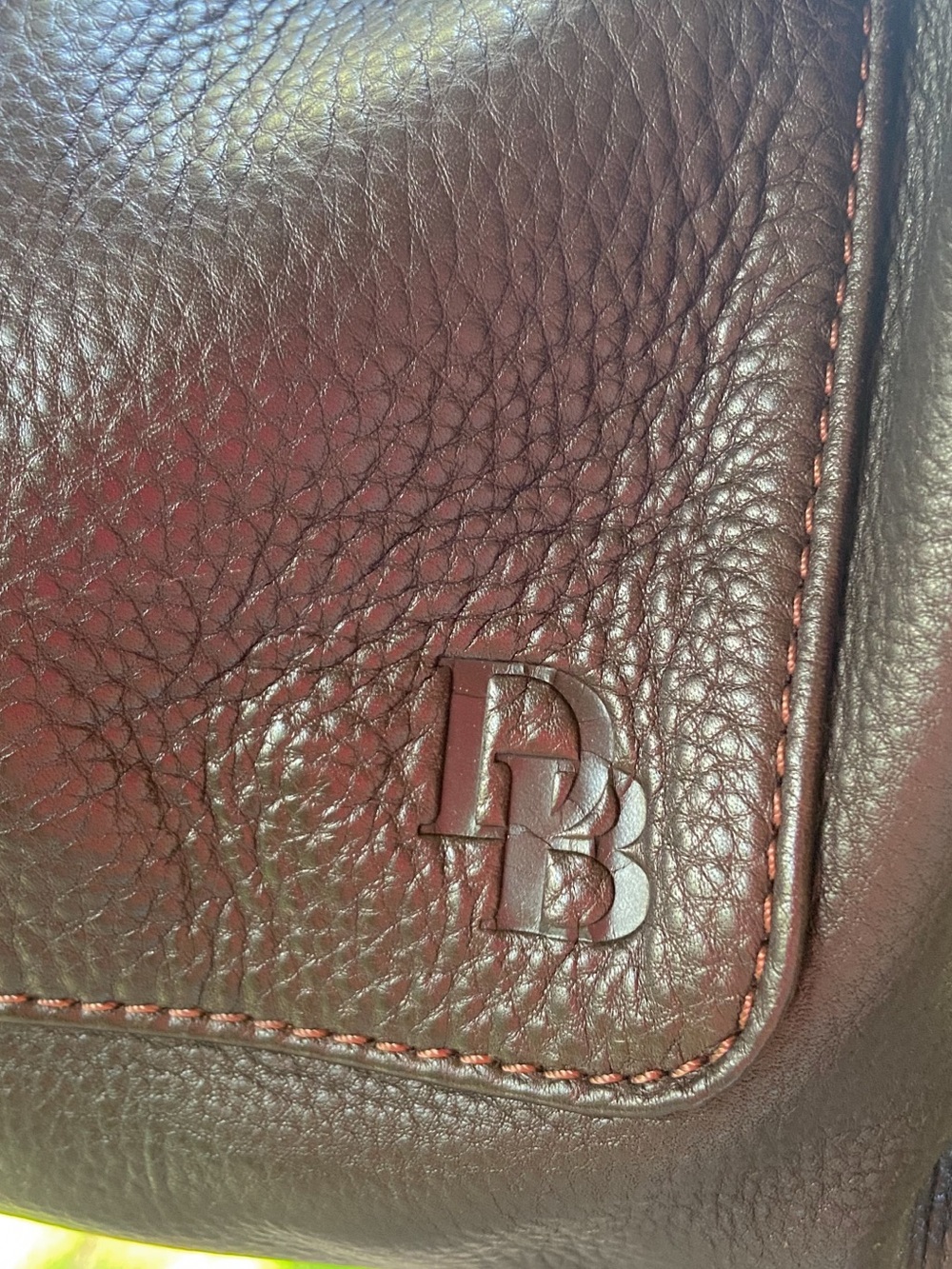 Dooney & Bourke Dark Brown Pebble Leather Annalisa Hobo Slouchy Bag Boho Chic - Picture 4 of 17